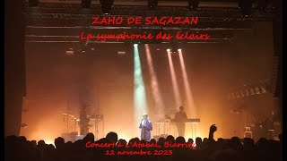 ZAHO DE SAGAZAN La symphonie des éclairs extrait concert LAtabal Biarritz 64 [upl. by Eugen]