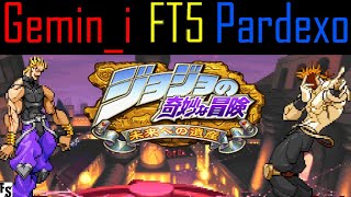 JJBA Heritage for the Future  Gemini DIO vs Pardexo DIOShadow DioKhan Fightcade FT5 [upl. by Aznarepse945]