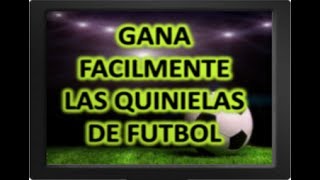 Gana facilmente las quinielas de futbol  Sistema MasterQ [upl. by Enegue672]