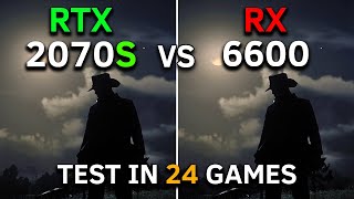 RTX 2070 SUPER vs RX 6600  Test In 24 Games at 1080p  2023 [upl. by Iliak916]