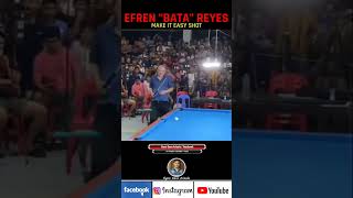 EFREN quotBATAquot REYES MAKE IT EASY ryanarizala efrenreyes pool billiards shorts [upl. by Yenattirb]