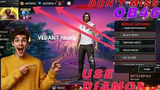 FF DIAMOND USE MOD MENU FREE FIRE UNLIMITED DIAMOND 💎 DIAMOND HACK [upl. by Idnor]