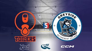 Toilers VS Greyside Retirement Village  Div 5  14th November  IceHQ Rec League ice hockey [upl. by Corso]