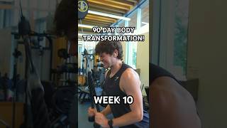 90 day body transformation  Week 10  bodytransformation gym [upl. by Ko366]