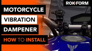 ROKFORM Motorcycle Mount Vibration Dampener Installation [upl. by Zeculon]