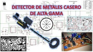 PROYECTO DETECTOR DE METALES DE ALTA GAMA CASERO pi polones [upl. by Ahcilef]