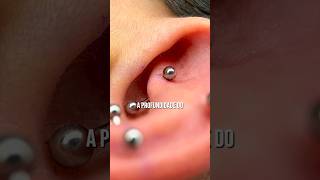 Rook Piercing Snug Piecing e Helix Piercing 💎 bodypiercing piercing [upl. by Zerk]