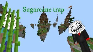 Inescapable sugarcane trap Minecraft Bedrock The hive treasure wars [upl. by Pagas716]