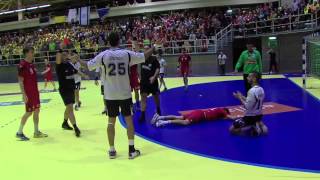 Belgie Israel handbal kwalificatie wedstrijd in het Tolhuis te Gent [upl. by Duwalt]