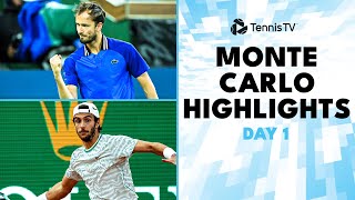 Fritz vs Musetti Coric Bublik amp More  MonteCarlo 2024 Highlights Day 1 [upl. by Dnesnwot777]