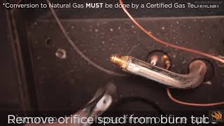 How to Convert a Real Flame Fire Pit to Natural Gas [upl. by Catherin]