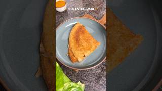 4 in 1 Dosa wrap shorts ytshorts dosa wrap viralrecipe foodshorts [upl. by Ttocs]