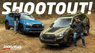 Subaru Forester Wilderness vs Toyota RAV4 TRD OffRoad Shootout [upl. by Ylrahc277]