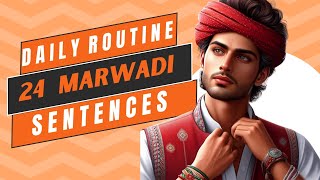 Daily Routine Marwari sentences in Hindi or English [upl. by Sinnaoi]