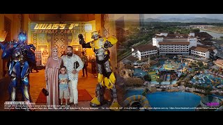 Uwaiss Birthday Party  Transformer Theme  Bertam Water Park  by Digimax Video Productions [upl. by Yetnom]