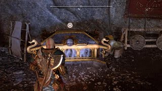 God Of War Ragnarok PS5 4K  The Eternal Campfire Nornir Chest  How To Open Midgard [upl. by Ehcsrop]