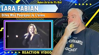 Lara Fabian quotDites Moi Pourquoi Je Laimequot  Reaction Video  3 WordsOh My God [upl. by Haag]