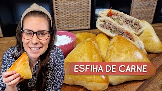 Esfiha de carne fechada massa leve e fofinha [upl. by Knepper]