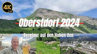 Oberstdorf 2024  Bergtour auf den Hohen Ifen 2230 m  4K HD [upl. by Norword]