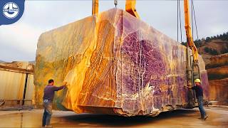 Marble Mining and Manufacturing From a 1 Billion Quarry  The Luxury Stone [upl. by Jeanna]