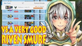 TRYNDAMERE VS RIVEN TOP SMURF DIAMOND SOLOQ  CHALLENGER RIVEN ONETRICK Patch 78 [upl. by Arch]