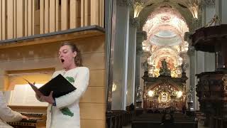 Anton Bruckner Ave Maria Alt Solo Monika Mosser [upl. by Garbe723]