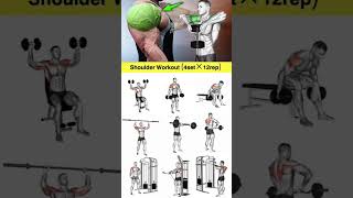 Day7575 Most Effective Shoulder Workoutfitness gym explorebodybuildingfypworkout trending [upl. by Nellac]