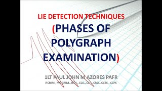 Phases of Polygraph Examination Mr CrimiKNOWlogy [upl. by Neerihs266]