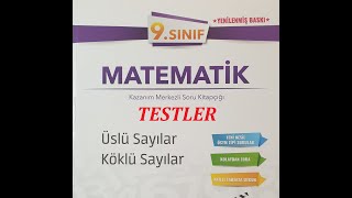 21 Üslü sayılar soru çözümü  Test 1  Sonuç Yayınları [upl. by Avrenim285]