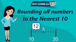 Round off  Rounding to the Nearest Ten  Round off number  Round off examples  Estimate Sum Math [upl. by Aman917]