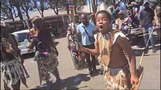 Amabutho at Bulawayo City Hall  King Mzilikazi day commemoration 2024 [upl. by Lemyt57]