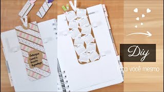 DIY  como fazer MARCADOR de PÃGINAS com IMÃƒ e CALENDÃRIO [upl. by Hourihan405]