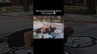 Most devastating knockout in ufc history mma aura boxing ufc [upl. by Miarzim]