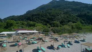 Hippys Beach Bar Restaurant Potami Beach Karlovasi Samos Ιsland Greece [upl. by Amsa]