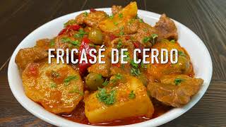 Fricasé de Cerdo  Cocina Con Fujita [upl. by Gnous]