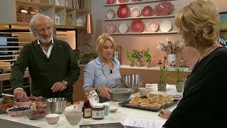 Denise Rudberg och pappa Åke bjuder på brunch  Nyhetsmorgon TV4 [upl. by Eicnahc952]