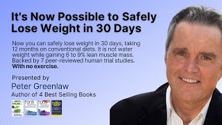 Its Now Possible to Safely Lose Weight in 30 Days With No Exercise  Peter Greenlaw  R2M Protocol [upl. by Ada494]