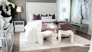 EXTREME Bedroom Makeover  LUXE ON A BUDGET Room Transformation [upl. by Novi]