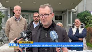 Pagat e ulta punonjësit e Prokurorisë së Shtetit paralajmërojnë grevë [upl. by Sansbury]