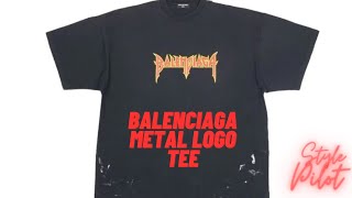 Balenciaga oversized Metal T Shirt [upl. by Cid]