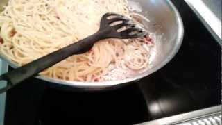 Spaghetti carbonara kochen  Spaghetti carbonara selber machen  Rezept [upl. by Risay]