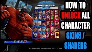 Marvel vs Capcom Infinite  How to UNLOCK all Character Variations  Skins [upl. by Socher]