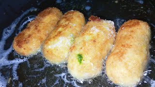 Chicken Potato Croquettes Croquettes Recipe [upl. by Jo Ann661]