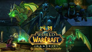 World of Warcraft  Sunken Temple Speedrun in 2439 Season of Discovery  Phase 3  Aff Warlock [upl. by Ordnassela306]