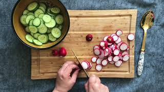 Cucumber Radish Salad [upl. by Ferretti321]