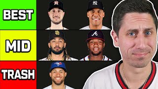 Ranking Every MLB Right Fielder Tier List [upl. by Arreis]