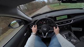 ALFA ROMEO STELVIO 22 DIESEL POV Test Drive [upl. by Aleac]