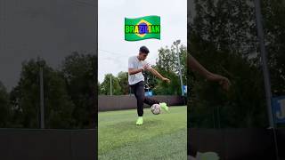 LEARN THIS VIRAL SKILL🇧🇷😍 xntonio shorts football soccer skills tutorial [upl. by Derrik124]