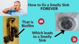 Fix a Smelly Sink FOREVER [upl. by Soane]