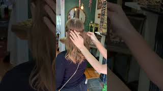 Barrette hair tutorial diy [upl. by Risan]